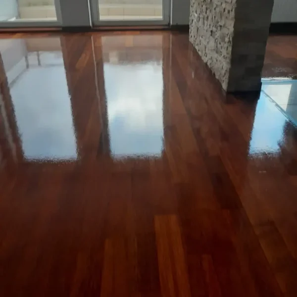 Jest to bardzo zniszczona klepka dębowa przez psy 1